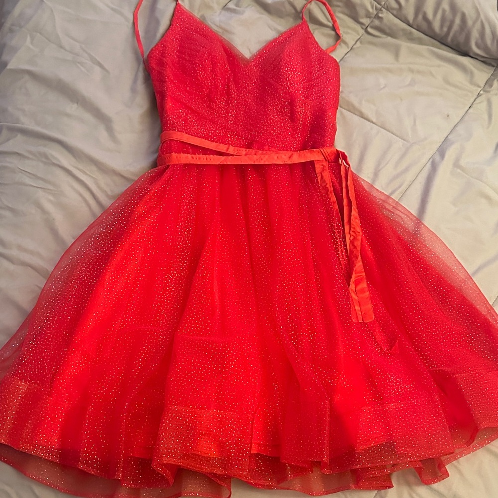Sparkling Red Kids Dress